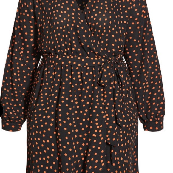 CITY CHIC
Amber Spot Mini Dress long sleeve - color Amber Size 24 - Picture 5 of 6